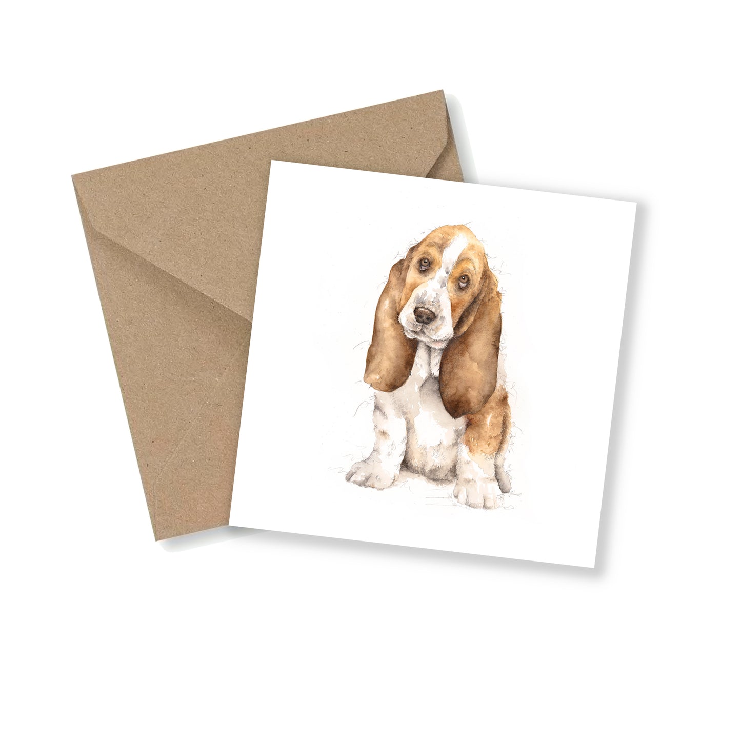 Basset Hound Card