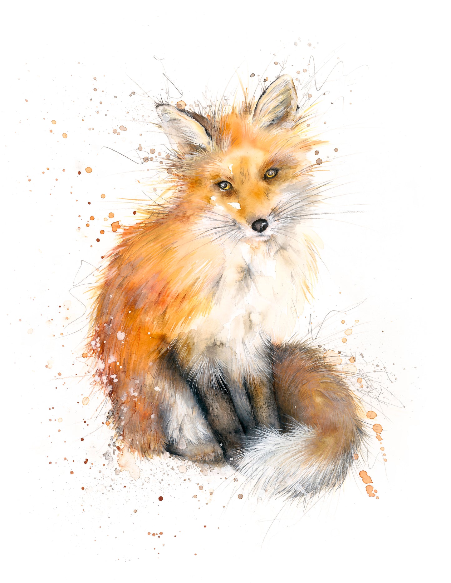 Fox Limited Edition Giclee Art Print
