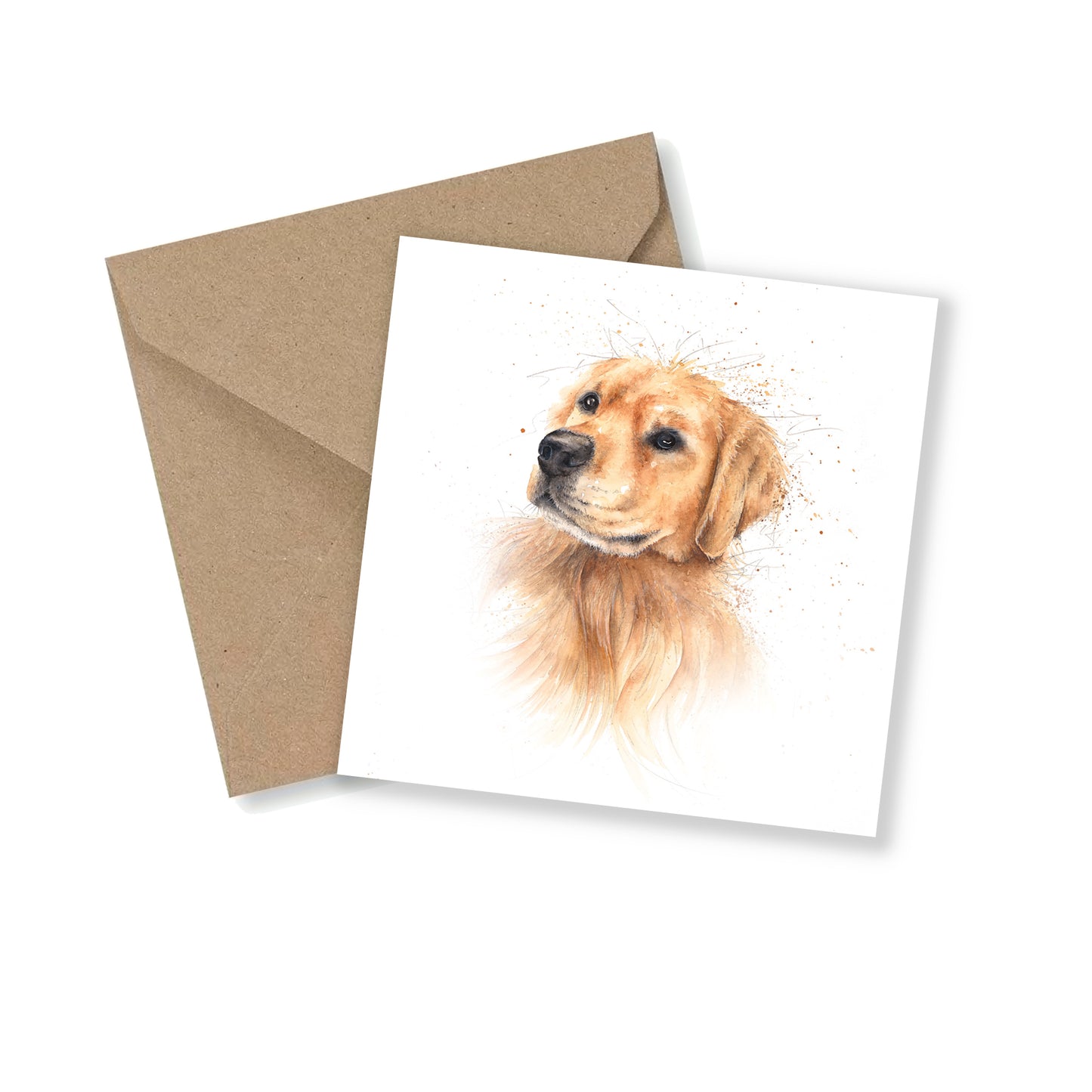 Golden Retriever Card