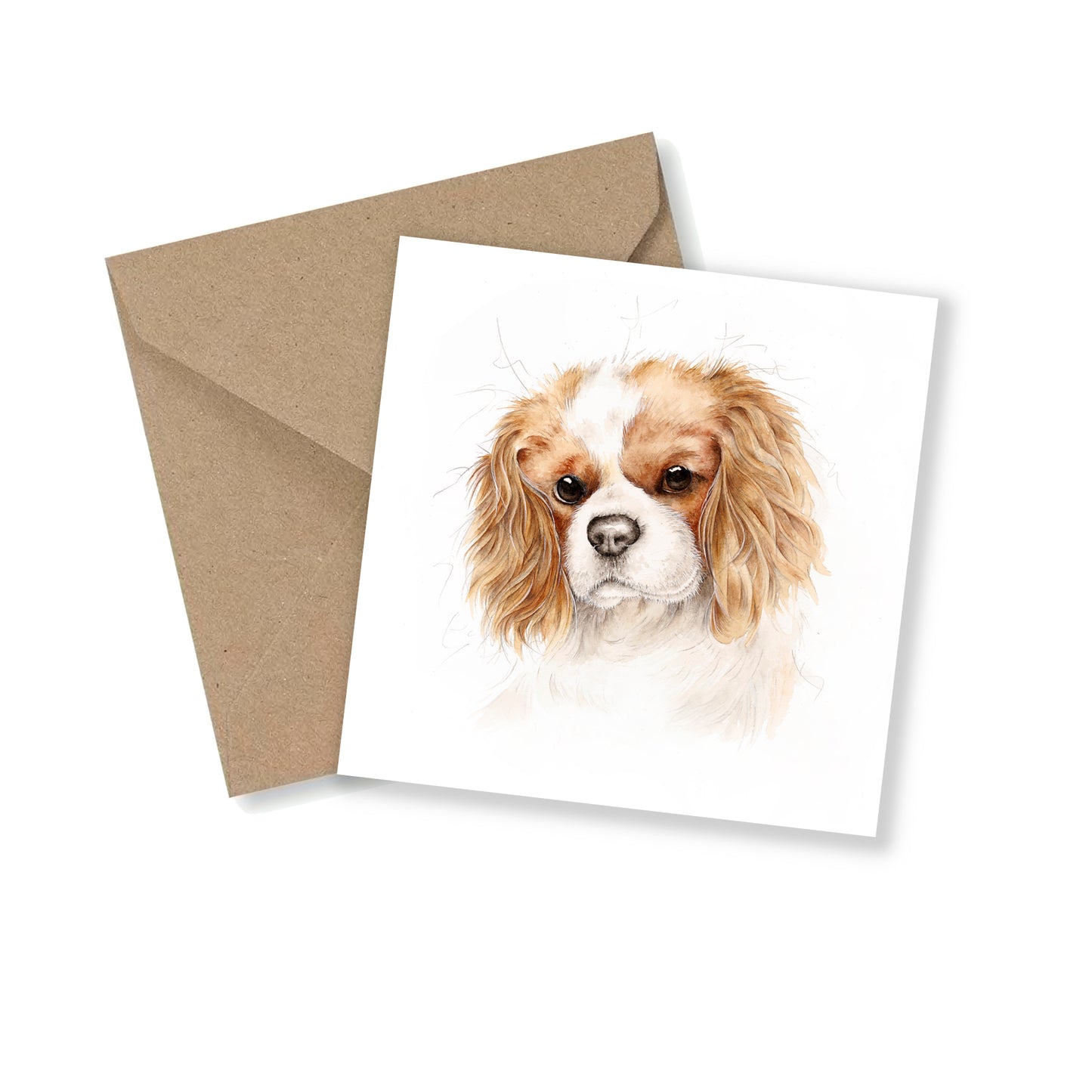 King Charles Spaniel Card