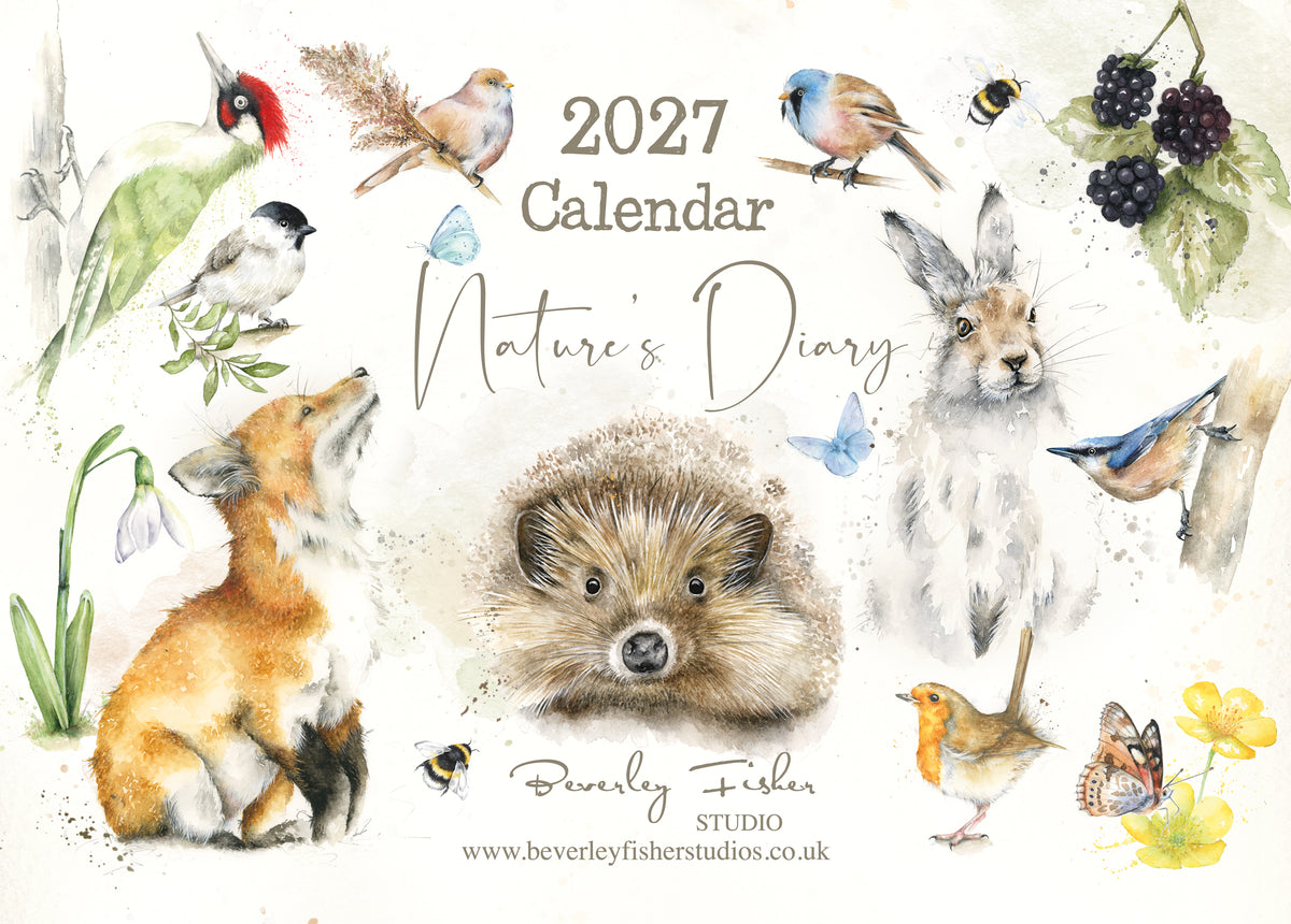 Wall Calendar 2027 Nature's Diary Slim