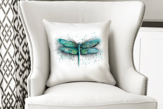 Dragonfly Cushion, Pillow, Soft Furnishings, Home decor, Art for the Home