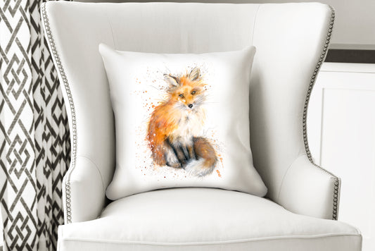 Fox Cushion, Pillow, Soft Furnishings, Home decor, Art for the Home