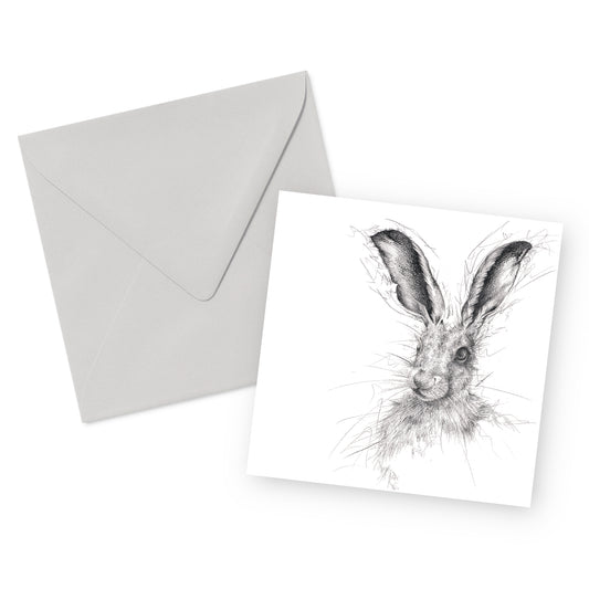 Hare called Twitch Greeting Card