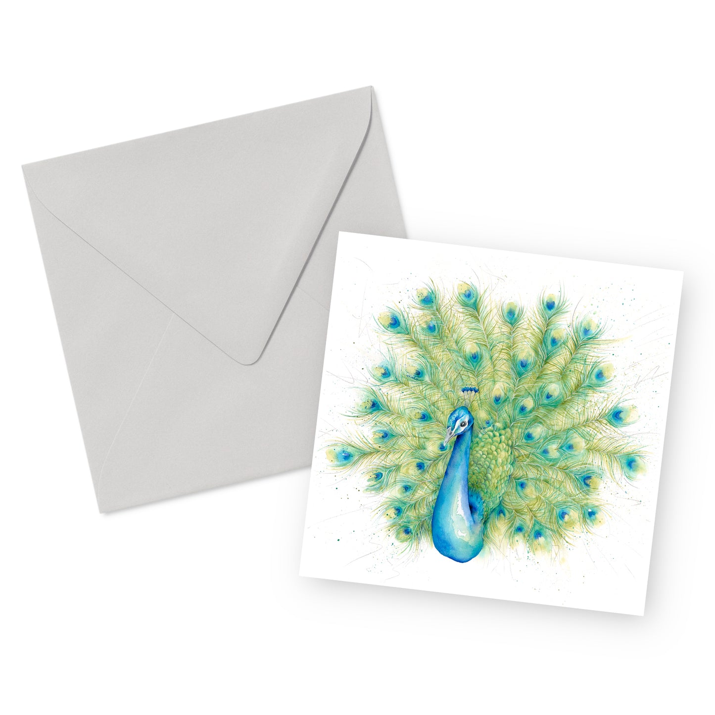 Peacock Card